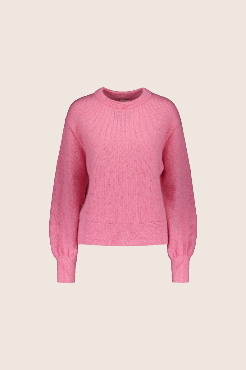 Mohair jumper, pink